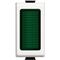 Portalampada colore bianco con diffusore verde MATIX