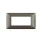 BTICINO MATIX  Placca  4 Moduli Iron - AM4804MIR